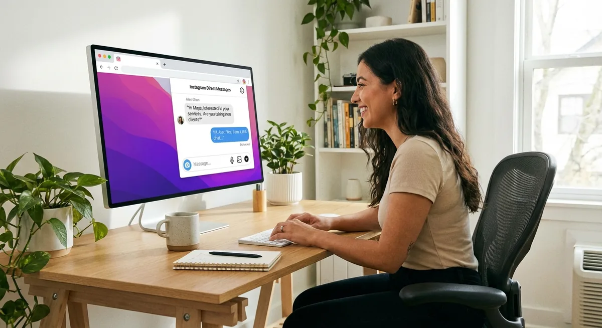 How to Send and Receive Instagram DMs Online Using a Computer or Laptop